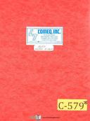 Comeq-Bigg-Comeq Bigg 2 CNC, ERcolina Bender, Operations Maintenance Wiring Parts Manual 19-2-01